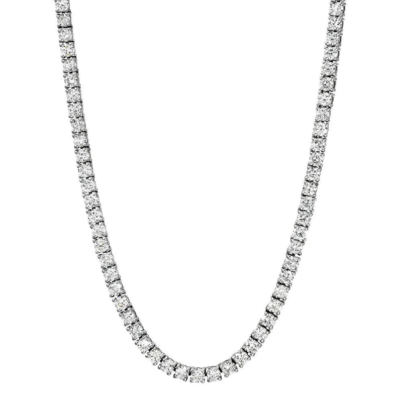 4mm Tennis Chain with Round-Cut Lab stone-Jamilah Jewels