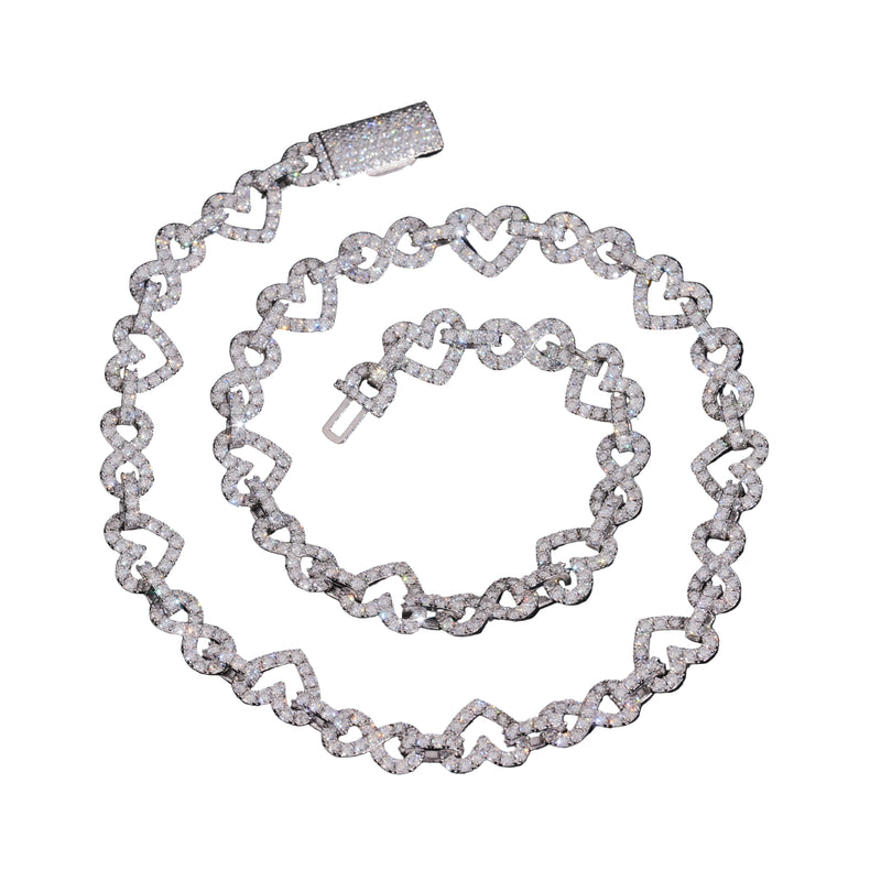 ‘Endless Bond’ Heart Infinity Chain-Jamilah Jewels