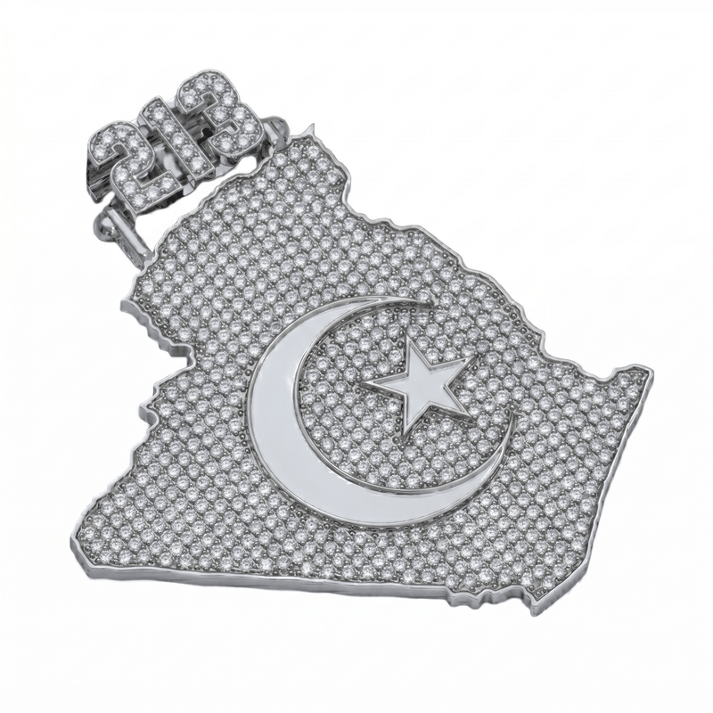 Custom Country Outline Pendant