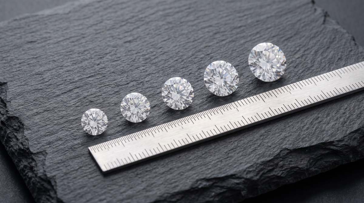 Moissanite Size Guide: MM to Carat, Explained Simply