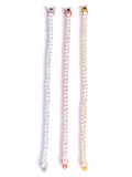 Tennis Bracelet with Round-Cut Lab stone-Jamilah Jewels
