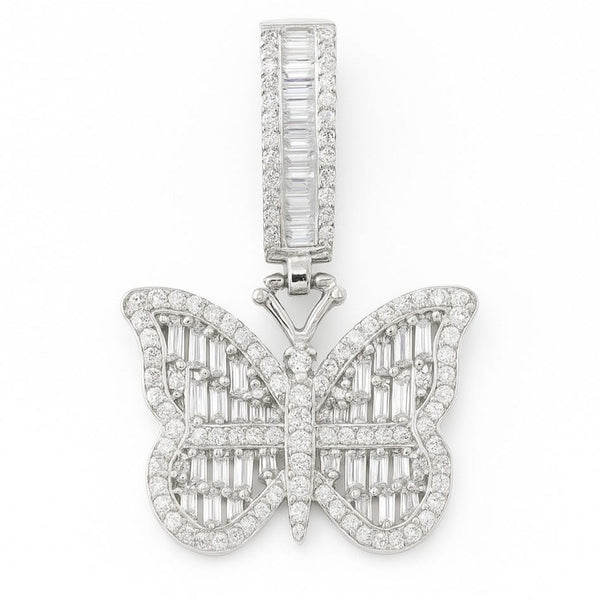 Butterfly Baguette Luxury Pendant-Jamilah Jewels