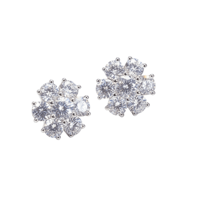 Elegant Snowflake Starburst Earrings-Jamilah Jewels