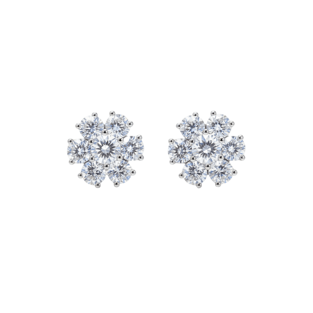 Elegant Snowflake Starburst Earrings