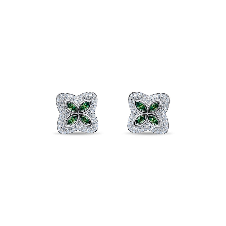 Emerald Radiance Marquise Earrings-Jamilah Jewels