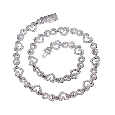 ‘Endless Bond’ Heart Infinity Chain-Jamilah Jewels