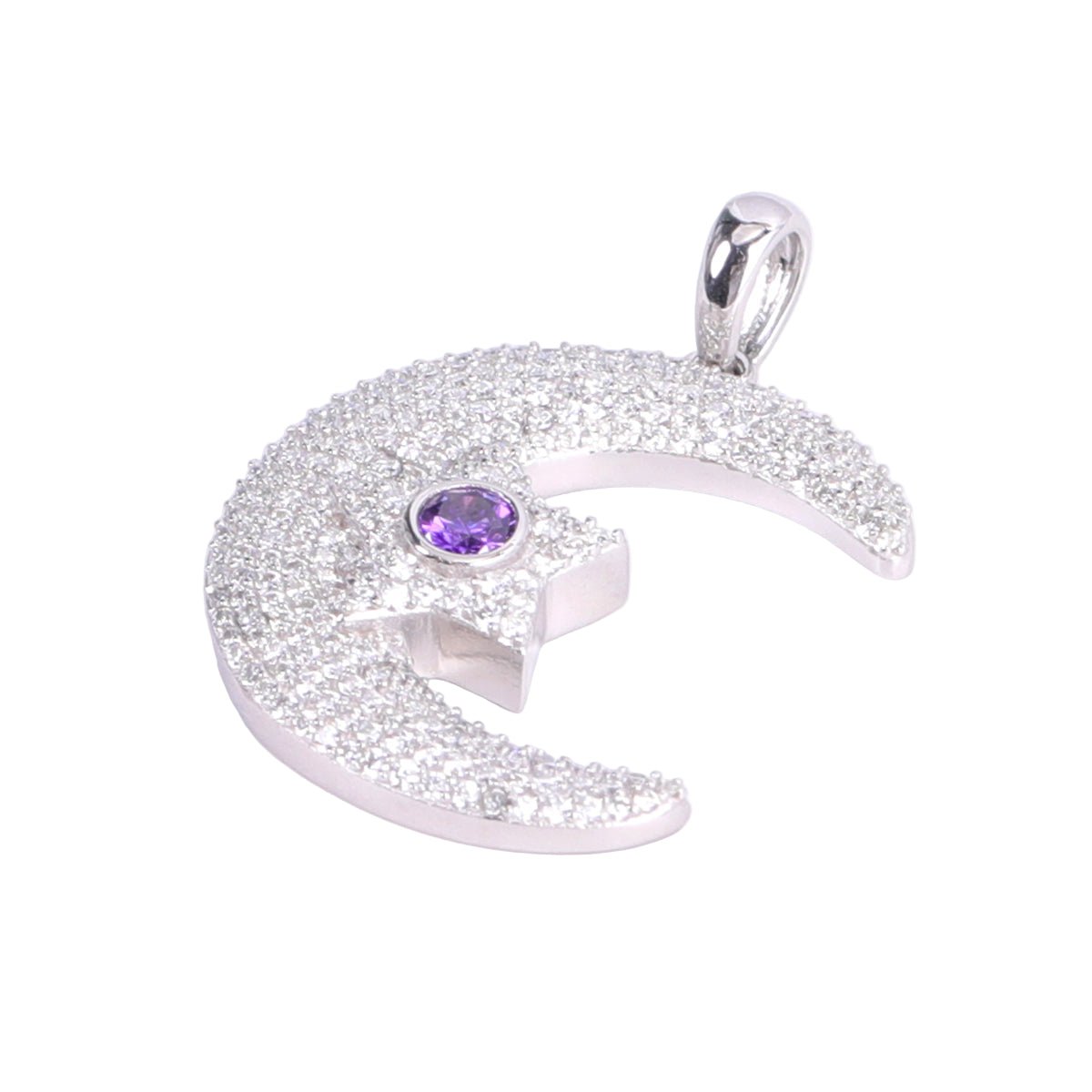 'Eternal Light' Moon and Star pendant-Jamilah Jewels