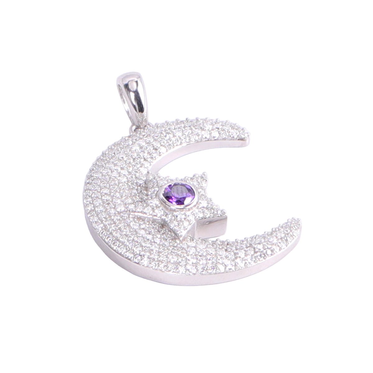 'Eternal Light' Moon and Star pendant-Jamilah Jewels