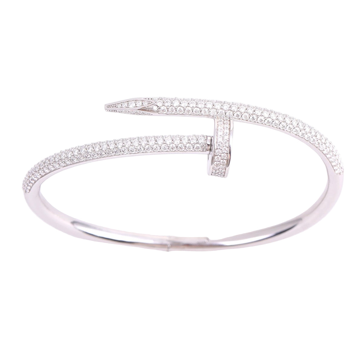 'Forged Spirit' Modern Nail Bracelet-Jamilah Jewels