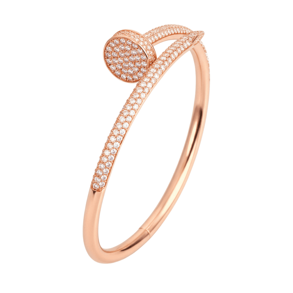 'Forged Spirit' Modern Nail Bracelet-Jamilah Jewels