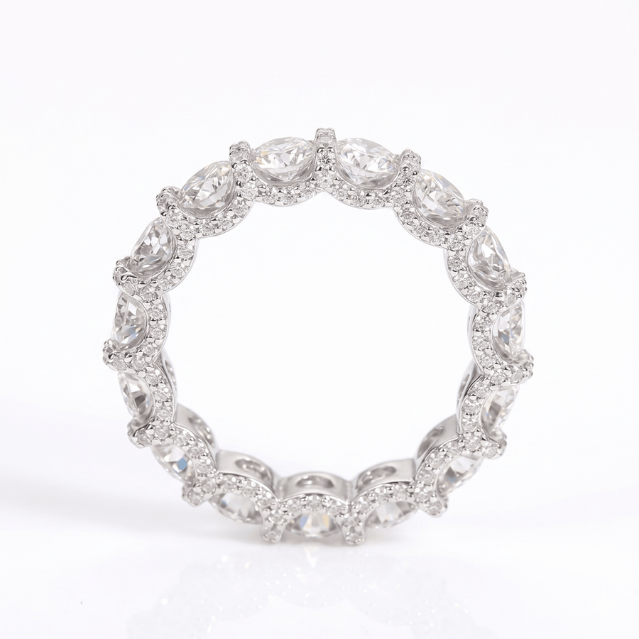 'Grounded Soul' Clean Form Band by Jamilah Jewels - VVS Moissanite & .925 Sterling Silver Jewelry