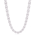 ‘Never Ending’ Infinity Loop chain featuring a sparkling, intricately linked design crafted to evoke endless elegance and timeless style.