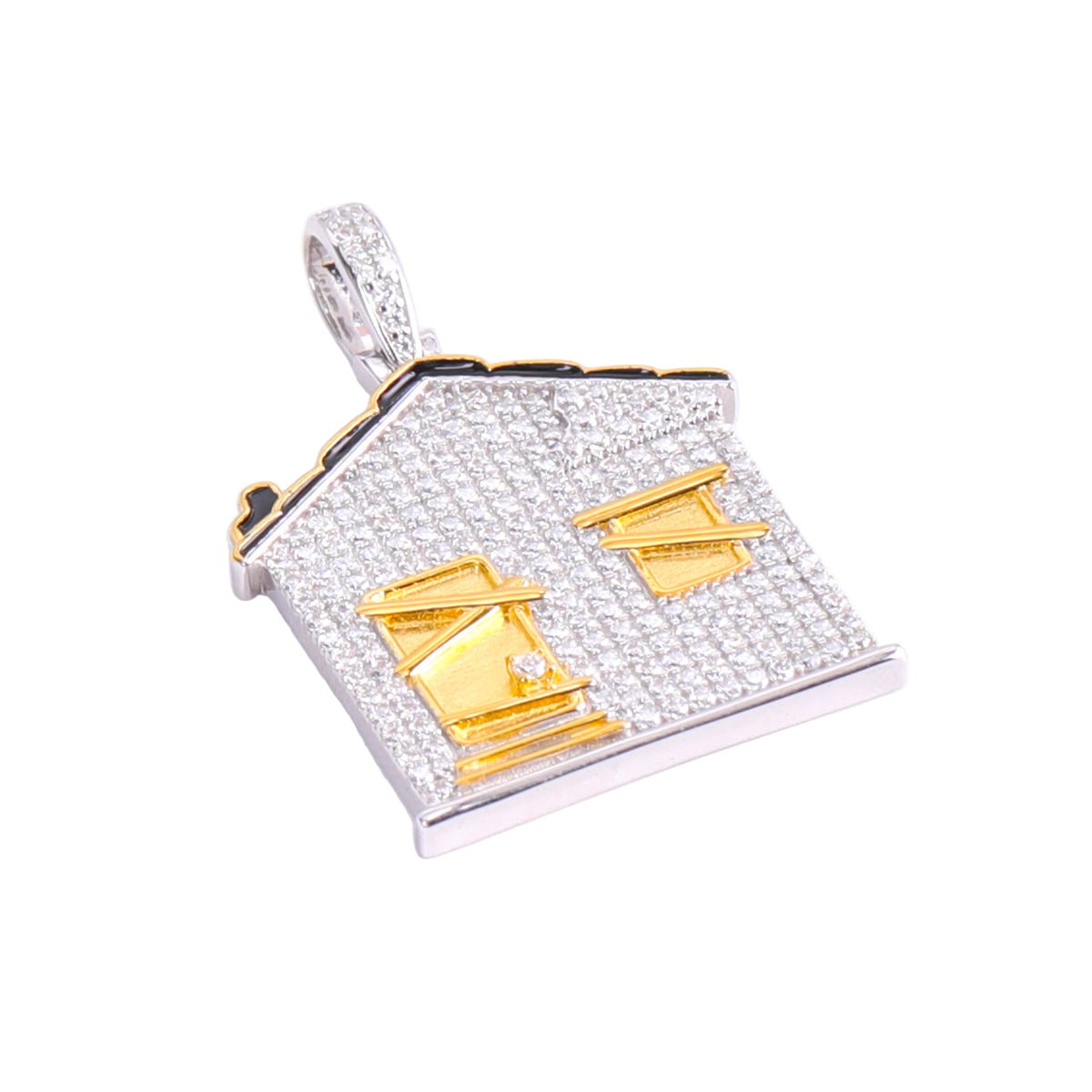 'Legacy Block' Trap House Pendant-Jamilah Jewels