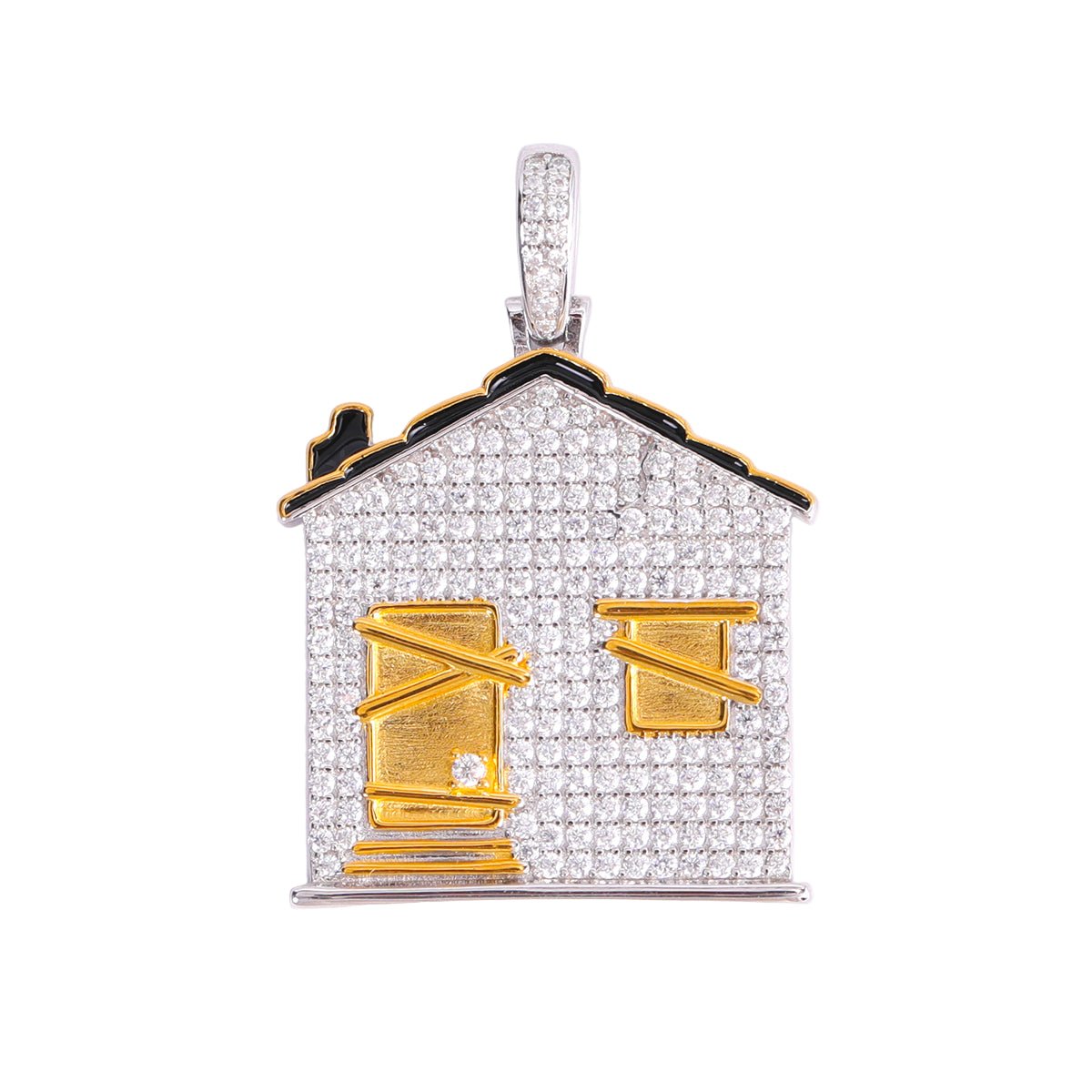 'Legacy Block' Trap House Pendant-Jamilah Jewels