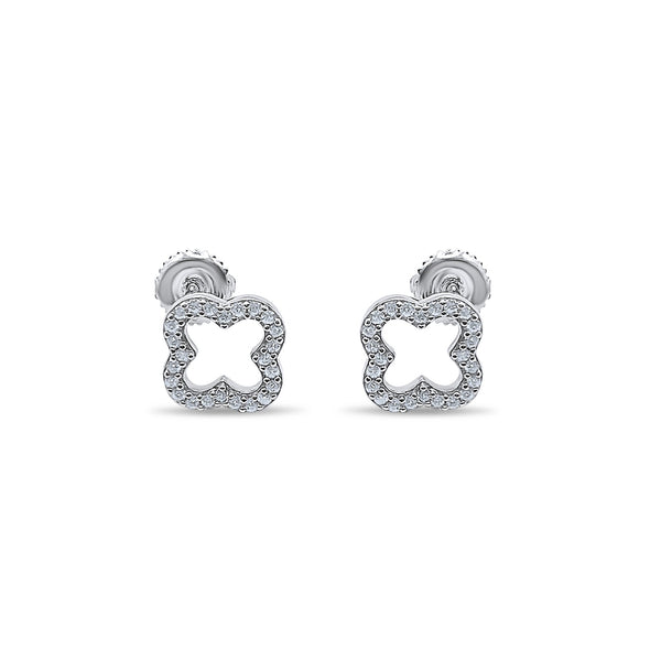'Luxe Clover' timeless earrings-Jamilah Jewels
