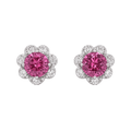 ‘rose light’ Petal Halo Earrings-Jamilah Jewels