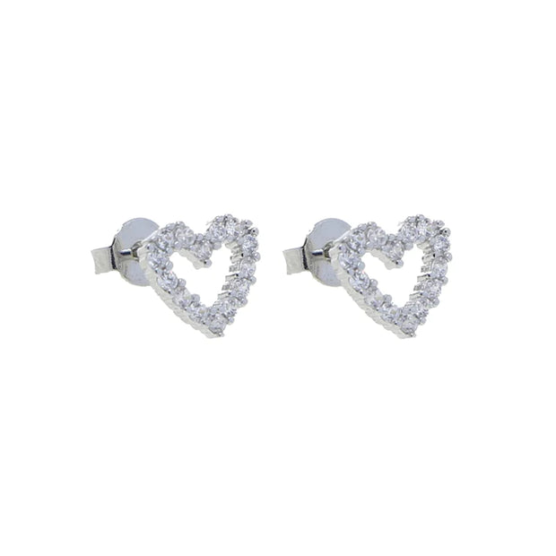 Heart Stud Earrings