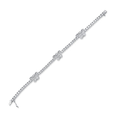 baguette butterfly tennis bracelet-Jamilah Jewels