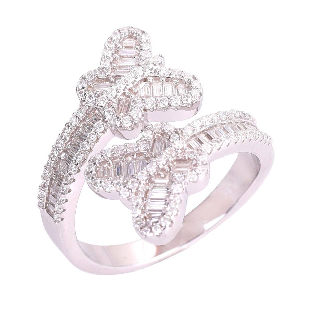 'free spirit' baguette butterfly ring-Jamilah Jewels