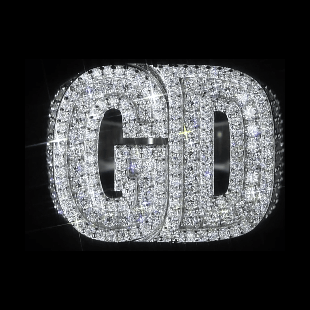 Custom 'GD' Pinky Ring
