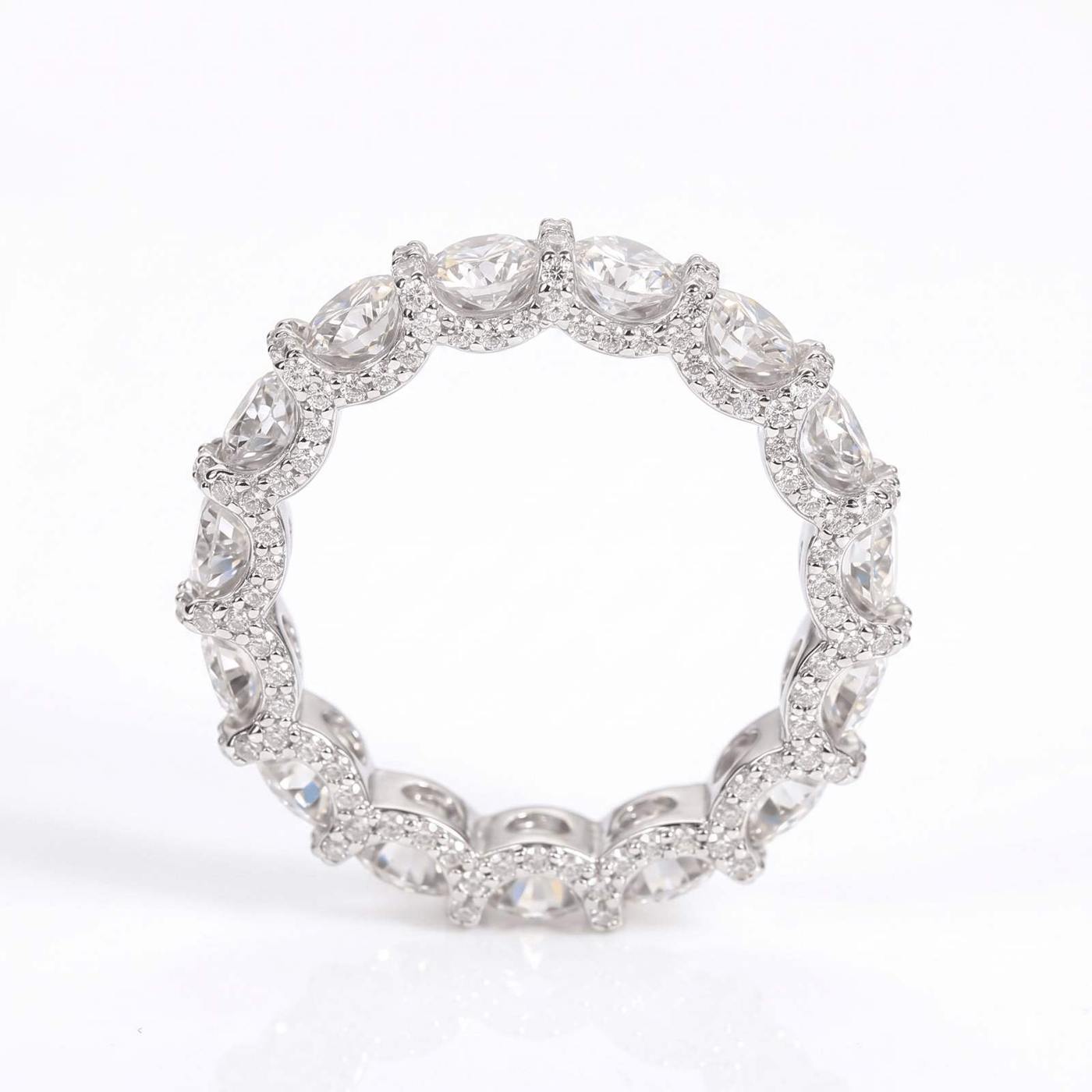 'Grounded Soul' Clean Form Band by Jamilah Jewels - VVS Moissanite & .925 Sterling Silver Jewelry