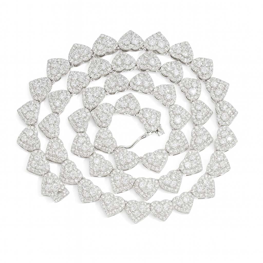 'Pure Affection' Linked Heart chain-Jamilah Jewels