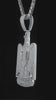 Video of the custom Egypt eagle pendant in sterling silver with VVS moissanite